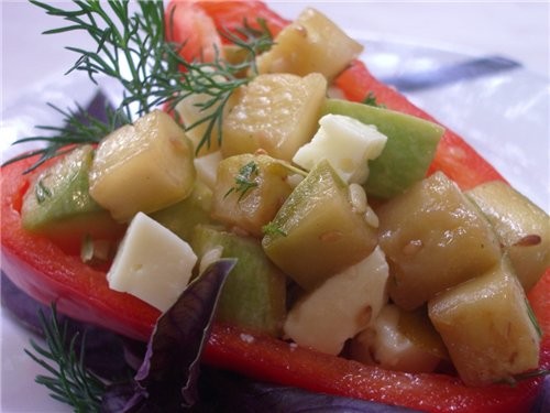 По рецепту c кукинга САЛАТ ИЗ ЦУККИНИ С СЫРОМ (у меня простые кабачки) 350 - 400 г цуккини 150 г св...