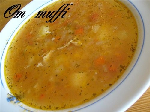 Приготовила супик СУП РИСОВЫЙ С КУРИЦЕЙ