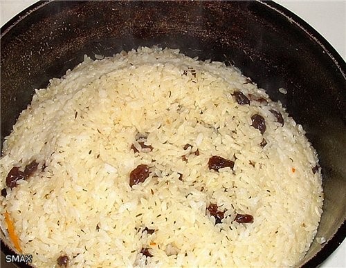 Плов с салатом в будни