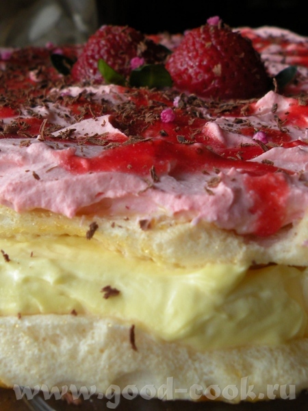 Десерт Торт безовый с маскарпонэ и клубничным мусом Kaneibullar-Улитки с корицей ТОРТ-ТУТ УЛИТКИ-ТУ... - 3