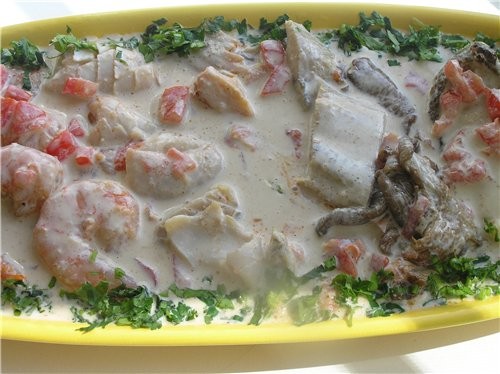 Ассорти из морепродуктов в китайском стиле Готовится быстро, легко и самое главное вкусно