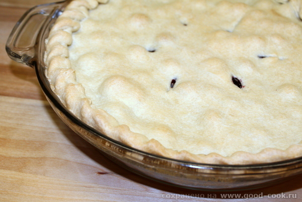    (Blueberry pie).