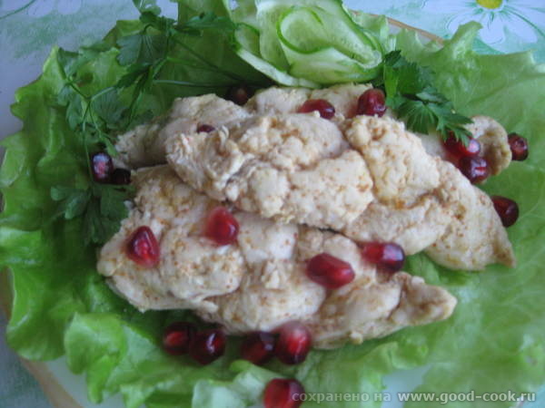 куриная косичка 500 г куриного филе, 2 средних луковицы, сок 1/2 лимона, по 1/4 ч