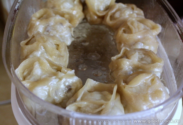 Манты с картофелем