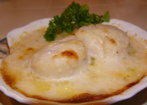 Ну вот вчера наконец-то опробован один из рецептов с St-Jacques (они же Scallops, они же морские гр...