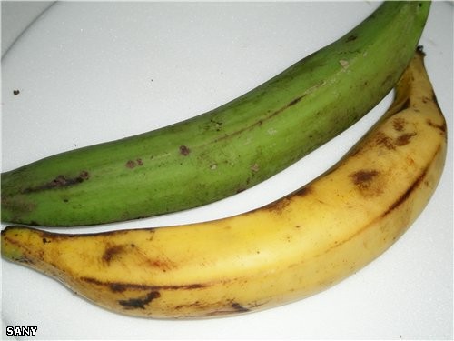 ЖАРЕНЫЕ БАНАНЫ В отличие от фруктовых бананов,эти - немного большего размера и толстенькие - 2