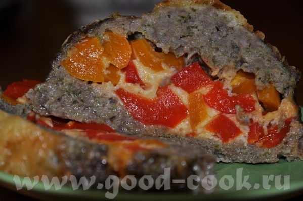 Рулет мясной с болгарским перцем - 2