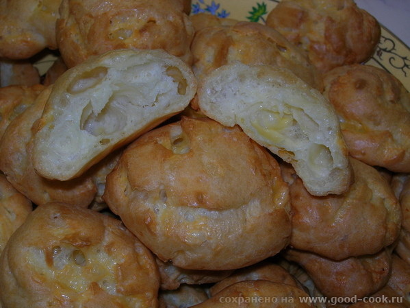 Заварные сырные булочки