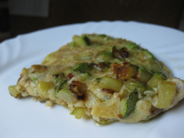 Кабачки с яйцами