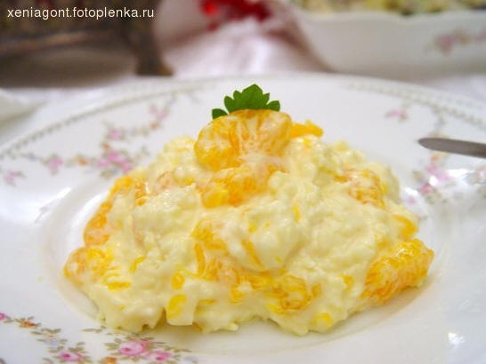 Сырный салат мой, потому что моего изобретения