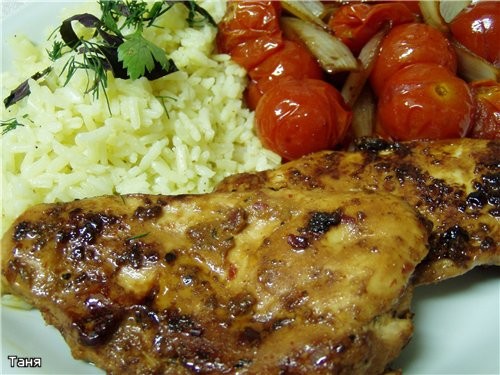 Куриная грудка в микс-маринаде с луком и помидорами Куриные шницелони Картофельные зразы с ливером...