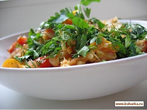 салат лосось+грейпфрут Овощной салат с медом салат из маринованной курицы пряный салат с капустой - 4
