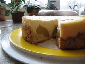 Испекла вчера творожный тортик