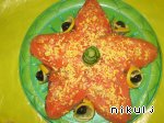 "Морская звезда" по-королевски От nikulj Невероятно вкусный салат из морепродуктов и рыбы - 6