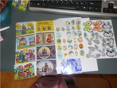 , сейчас продается очень много наклеек на яйца