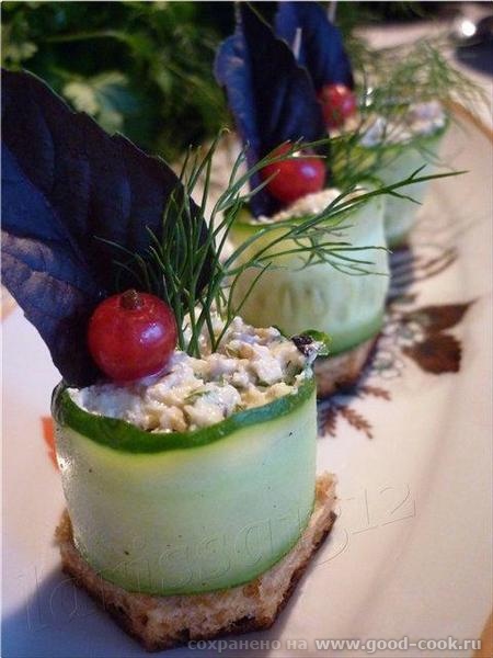 огуречные корзиночки