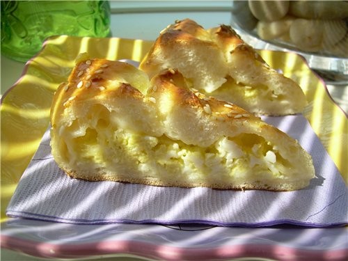Пирог с Брынзой и Яйцом - 3