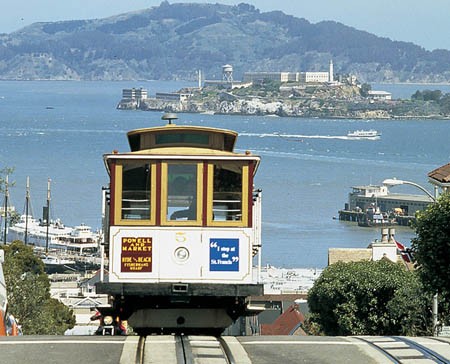 Cable car -тоже один из символов Сан-Францисцко