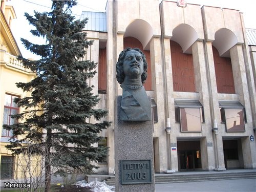 Мы свернули с Каменноостровского проспекта на Большую монетную (Скороходова) улицу