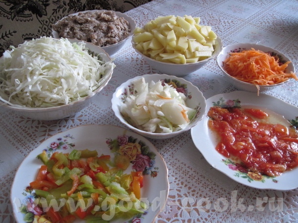 Легкий суп с фрикадельками что нужно: * Мясной фарш * Капустка * Картошка * Морковка * Лук * Болгар...