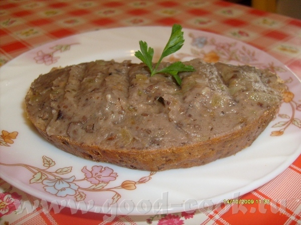 Девочки, а вот рецепт "Фасолевого паштета"