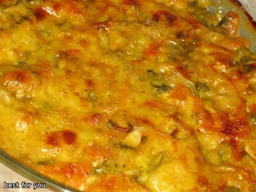 Делала вчера себе вкуснейшую рыбную запеканку