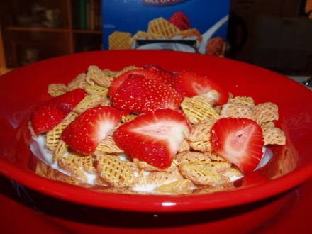Позавчера позавтракали cereal