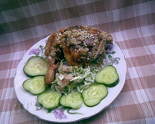 КУРИЦА В ЛИМОННО-ЛУКОВОМ МАРИНАДЕ курица 1,2 кг 1 луковица 1 лимон 0, - 2