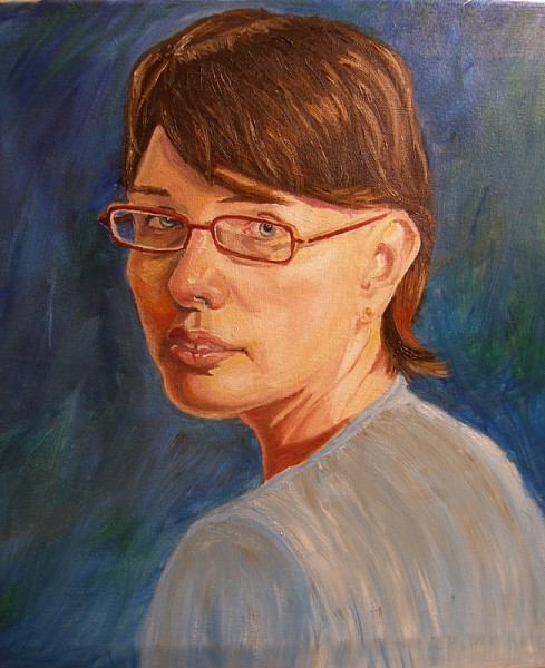 Прошлым летом я брала класс Painting I - 2