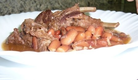 Привет , я сегодня готовила фасоль с мясом