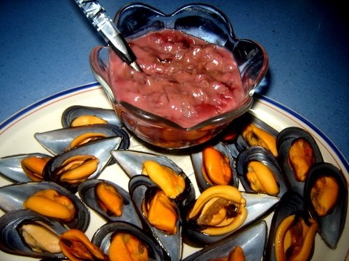 сколько вкусностей наготовила Mejillones con salsa Мидии с соусом Сегодня купили на рынке великолеп...