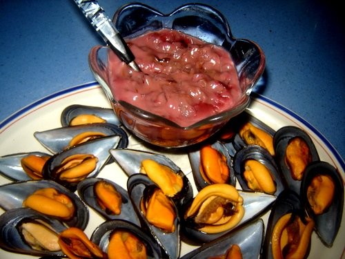    Mejillones con salsa        ...