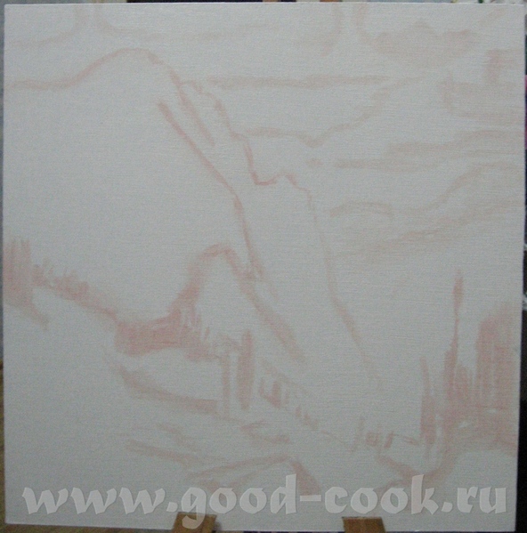 Художник рисует 3-я красками: Ultramarine Blue, Cadmium Lemon, Permanent Red Medium, ну, и, конечно... - 2