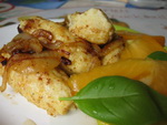 Овощные Баклажанные рулетики с сыром и перцем Закуска из цуккини с томатами в чесночно-уксусном соу... - 7
