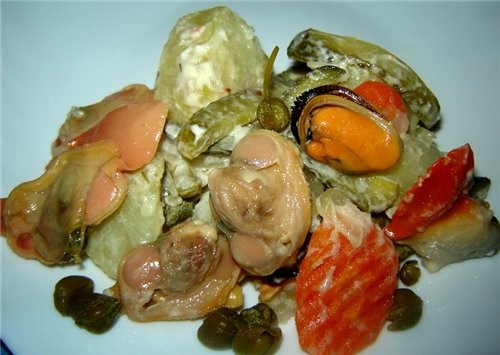 Baile con espadas Салат шикарный по вкусу