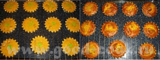 Маффины с хурмой и изюмом за основу этих маффинов взяла вот этот рецепт - 2
