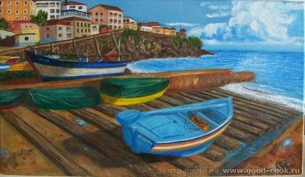 Маковый рай, холст, масло 40*50 Моя третья картина маслом, рисовалась легко за 3 дня Одинокий причал - 2