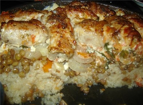 Баскская кухня Rollitas de lomo de cerdo asadas con nata Свиные рулетики запеченые в сливках Продук... - 8