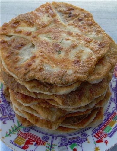 Плацинды с мясом и зеленью - 3