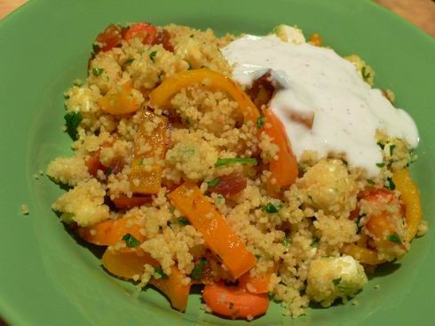 Такс, я тут с тарелочкой Кус-кус с овощами В основе этот рецепт