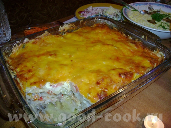 Запеканка картофельно-мясная