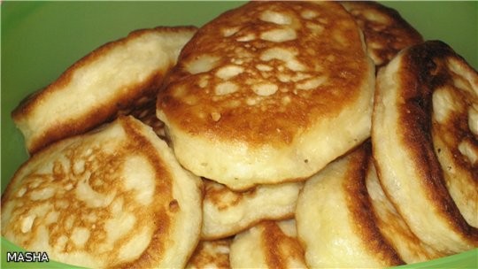 Опять оладушки делала