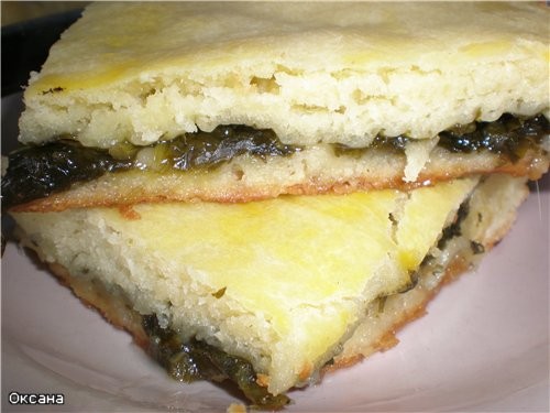 Пирог с щавелем