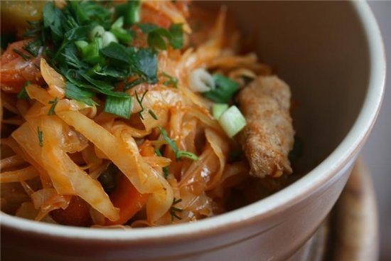 Свиная вырезка, тушенная с яблоками свинина с кедровыми орешками свинина,тушеная с капустой - 3
