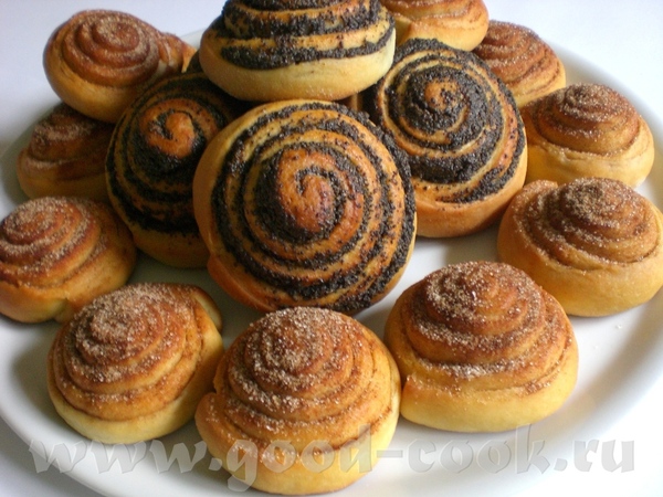 Kanelbullar - Плюшки с корицей Замечательный пошаговый рецепт взят отсюда Слова автора (к сожалению...