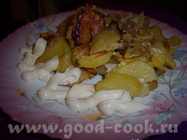 КАРТОФЕЛЬ ЗАПЕЧЕНЫЙ С КУРИНЫМ ФИЛЕ И БАКЛАЖАНАМИ - 2