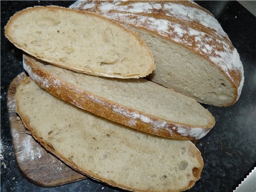 ФРАНЦУЗСКИЙ КРЕСТЬЯНСКИЙ ХЛЕБ с POOLISH
