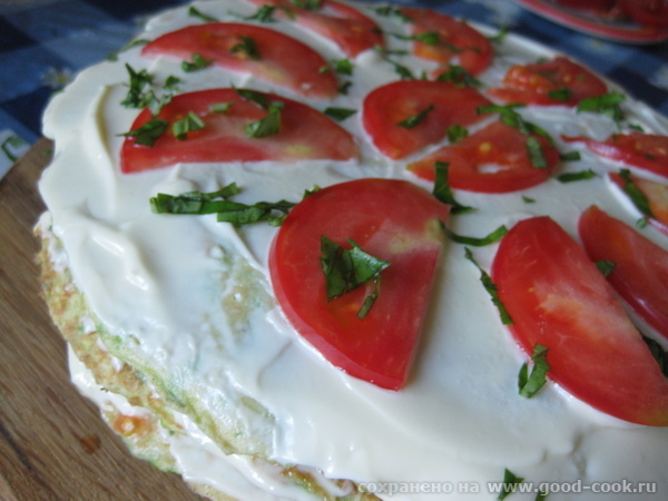 Кабачковый тортик