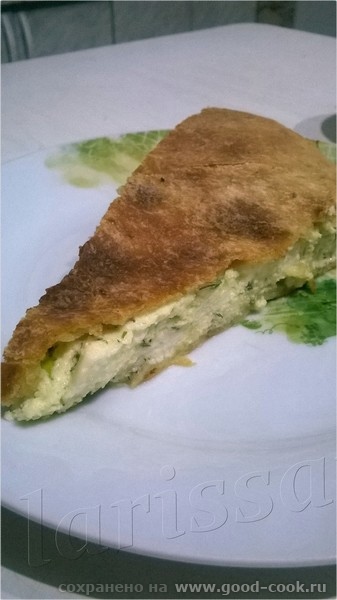 ПИРОГ С СЫРОМ И ЗЕЛЁНЫМ ЛУКОМ ИЗ КУКУРУЗНОЙ МУКИ С ОТРУБЯМИ