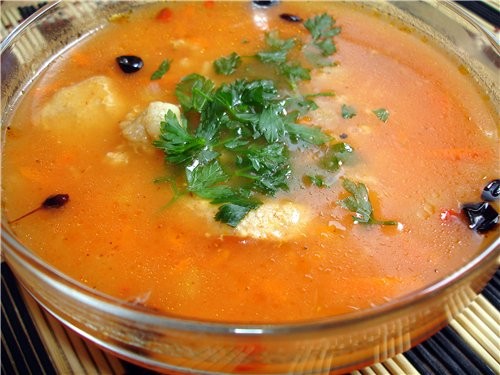 А я сегодня сново суп принесла, по рецепту Иришку, оооооочень вкусно